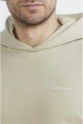 Sweat capuche petit logo Calvin klein LEB Eucalyptus K10K109927