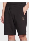 Short molleton logo patché Armani exchange 1200 BLACK 8NZSPQ ZJ1ZZ