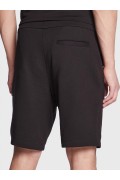 Short molleton logo patché Armani exchange 1200 BLACK 8NZSPQ ZJ1ZZ