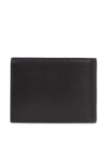 Portefeuille trifold cuir logo métal Calvin klein BEH Ck Black K50K511689