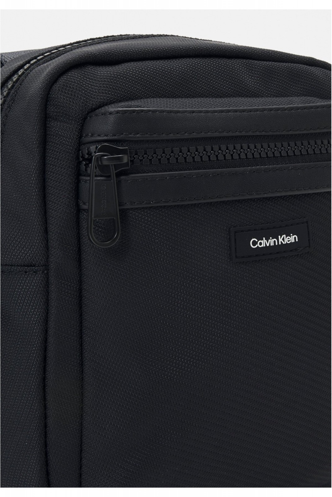 Sacoche tissu logo patché Calvin klein BEH Ck Black K50K511639