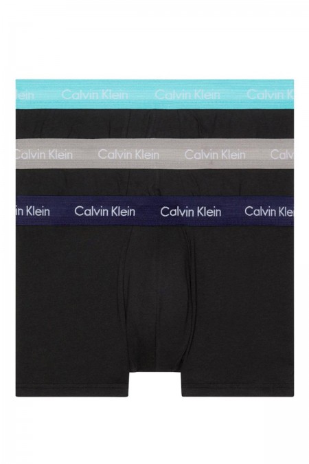 Pack 3 boxers coton stretch Calvin klein MXW B-COOL WTR/GRY SAND/EVN BL WBS 0000U2664G