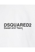 TShirt logo 100%coton Dsquared2 100 BLANC S74GD0946