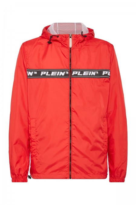 Blouson coupe vent bande logo Philipp plein 13 RED MRB1889 PNY002N