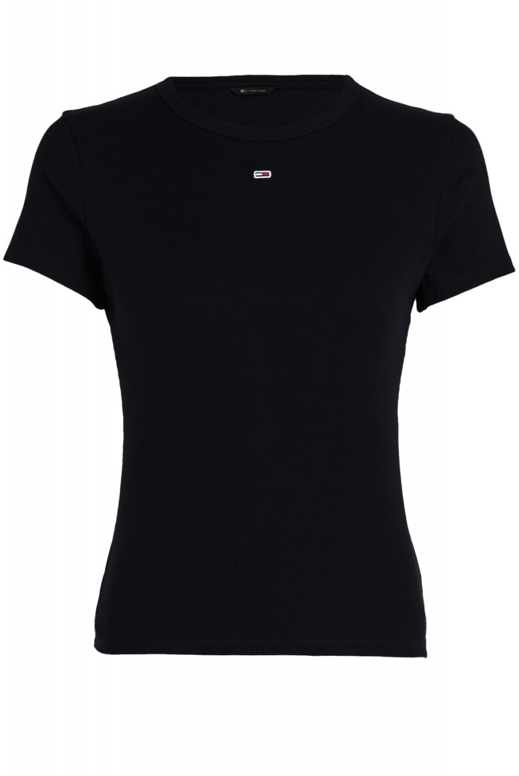 TShirt cotelé Tommy Jeans BDS Black DW0DW17383