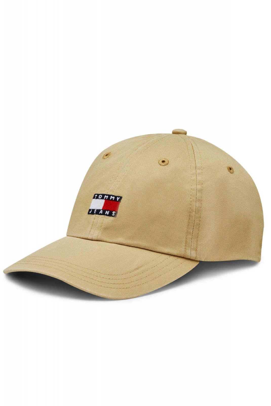 Casquette Heritage logo brodé Tommy Jeans AB0 Tawny Sand AM0AM12020