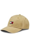 Casquette Heritage logo brodé Tommy Jeans AB0 Tawny Sand AM0AM12020