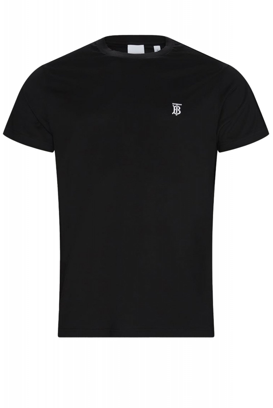 TShirt regular logo brodé Burberry 1001 BLACK 8014020