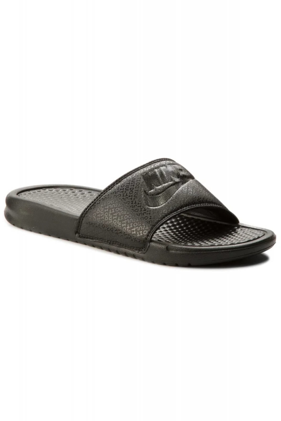 Mules PVC motif logos Benassi Nike BLACK/BLACK/BLACK 343880-001