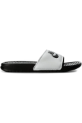 Mules simili cuir Benassi JDI Nike WHITE/BLACK 343880-100