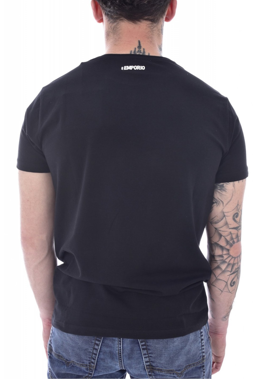 TShirt stretch bandes logo Just Emporio BLACK JE-MALKIM-01