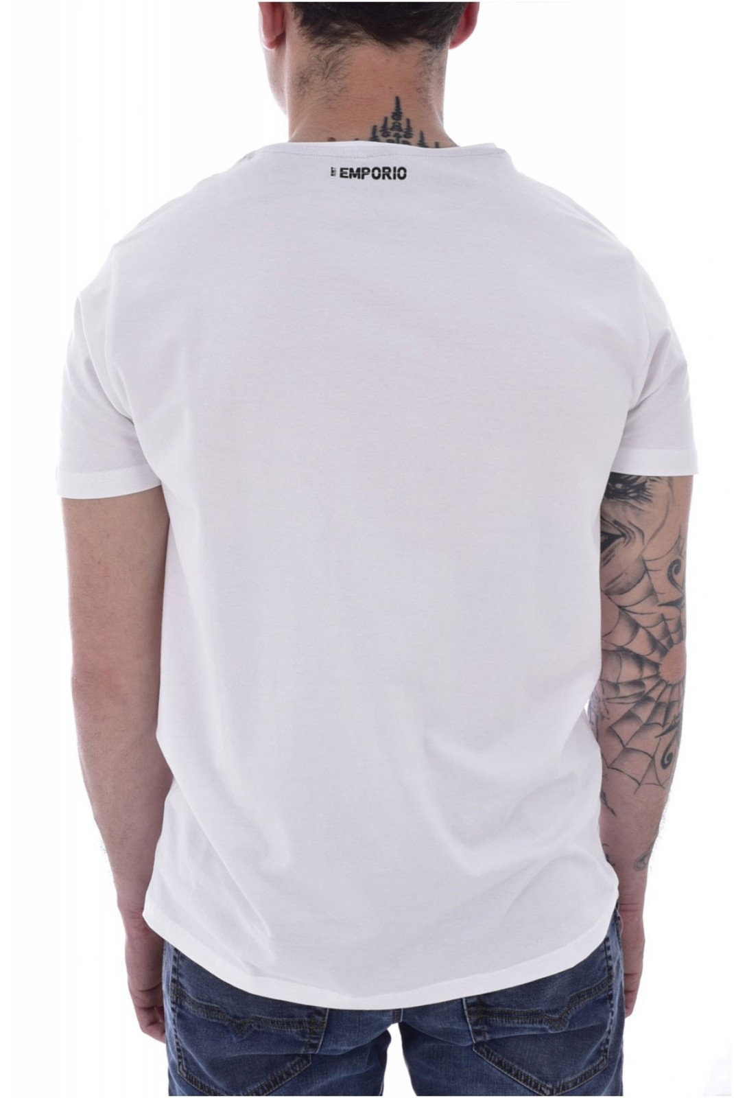 TShirt stretch bandes logo Just Emporio WHITE JE-MALKIM-01