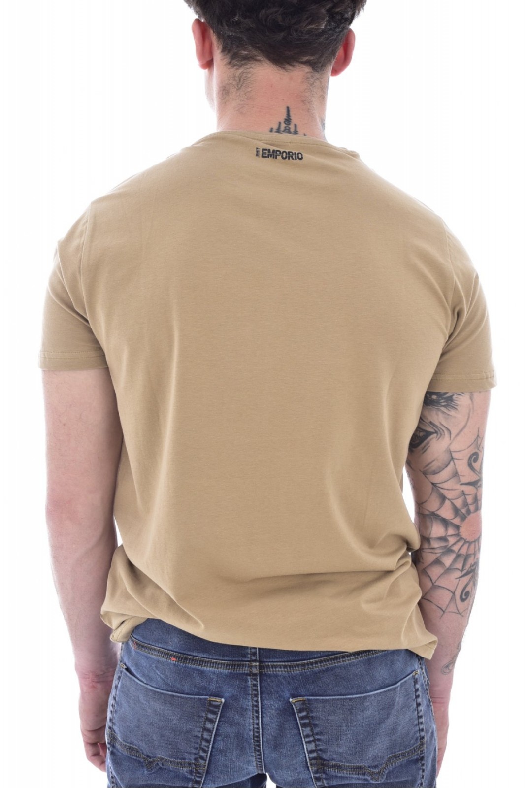 TShirt stretch bandes logo Just Emporio SAFARI BEIGE JE-MALKIM-01