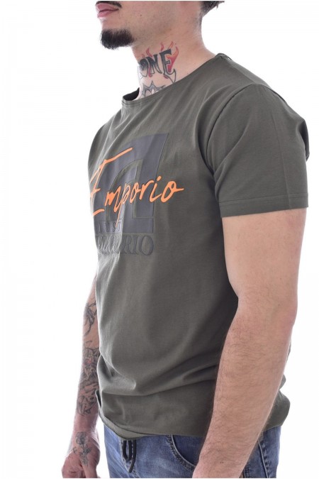 TShirt coton stretch gros logo Just Emporio KHAKI JE-MILIM-01