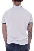 Polo coton stretch logo printé Just Emporio WHITE JE-PALIM