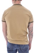 Polo coton stretch logo printé Just Emporio SAFARI BEIGE JE-PALIM