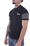 Polo stretch logo relief Just Emporio BLACK/ANTHRA JE-PARILIM