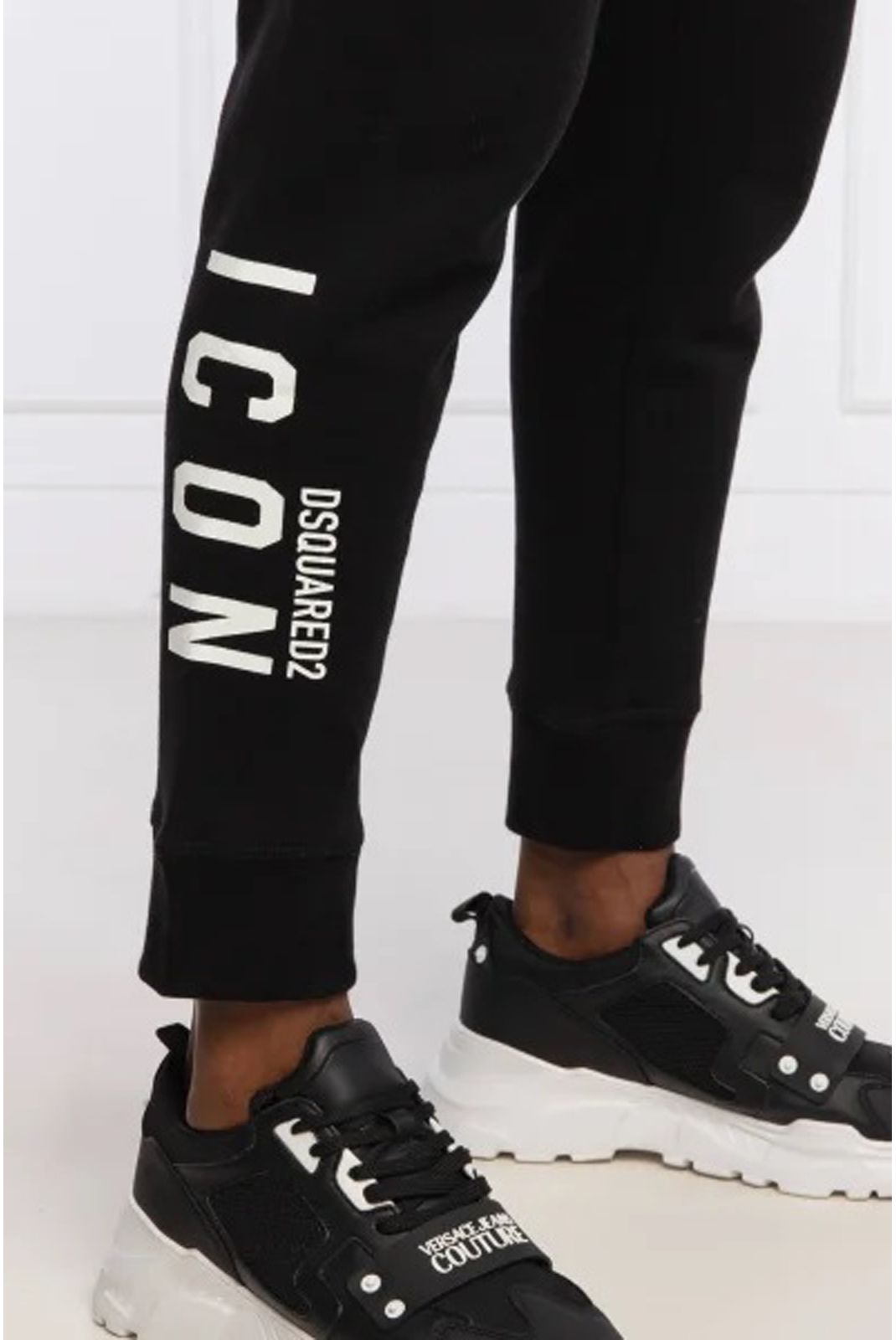 Pantalon jogger logo latéral Dsquared2 968 NOIR S79KA0002