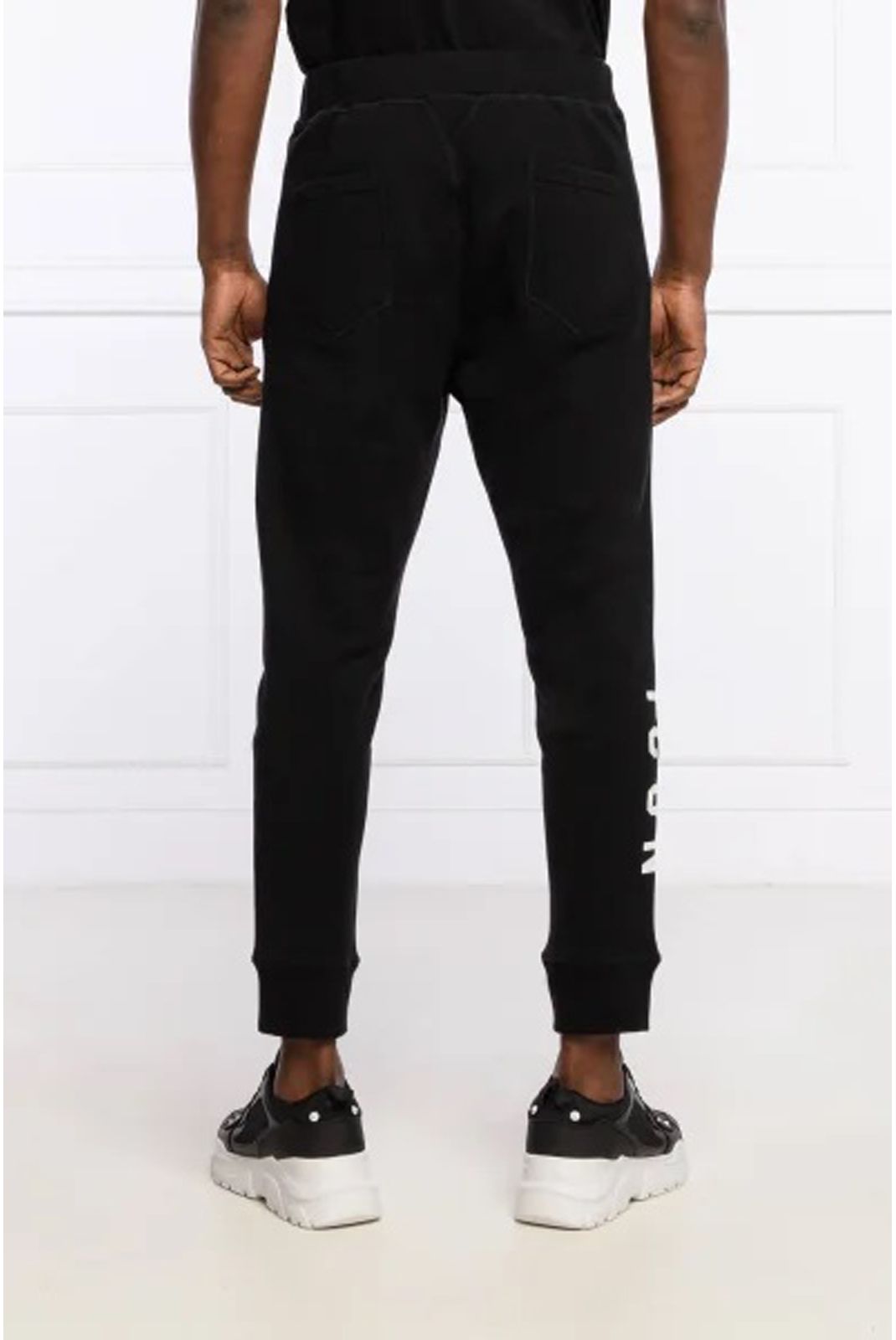 Pantalon jogger logo latéral Dsquared2 968 NOIR S79KA0002