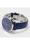 Montre Automatique bracelet cuir Mathey Tissot Bleu H1886CHATABU