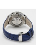 Montre Automatique bracelet cuir Mathey Tissot Bleu H1886CHATABU