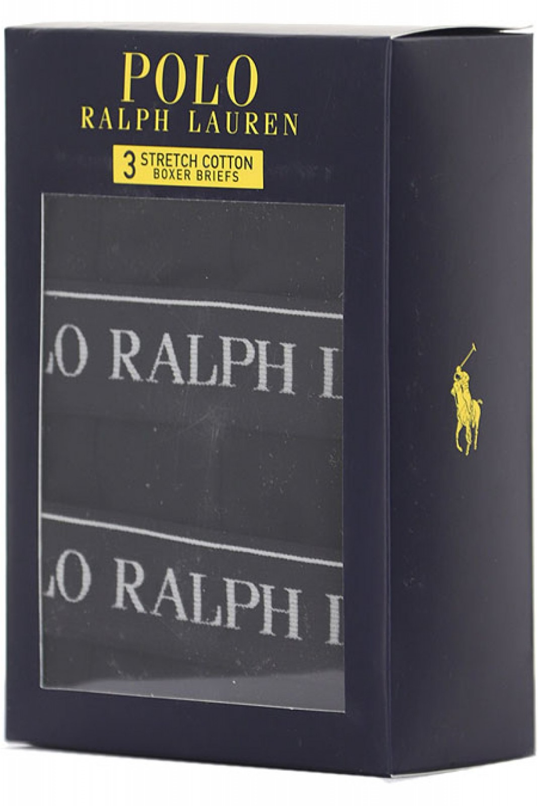 Coffret de 3 boxers stretch Ralph lauren 002 3PK POLO BLK/POLO BLK/POLO BLK 714835885