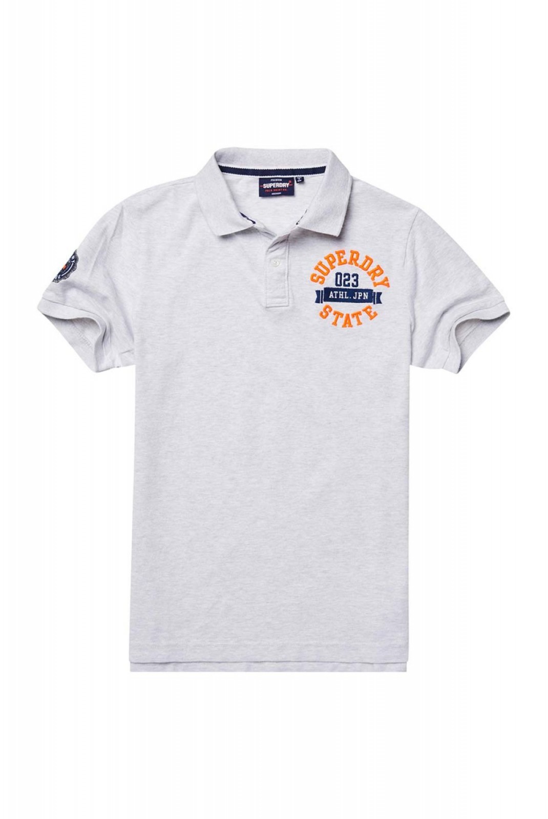 Polo MC logo Superdry 54G grey M1110008A