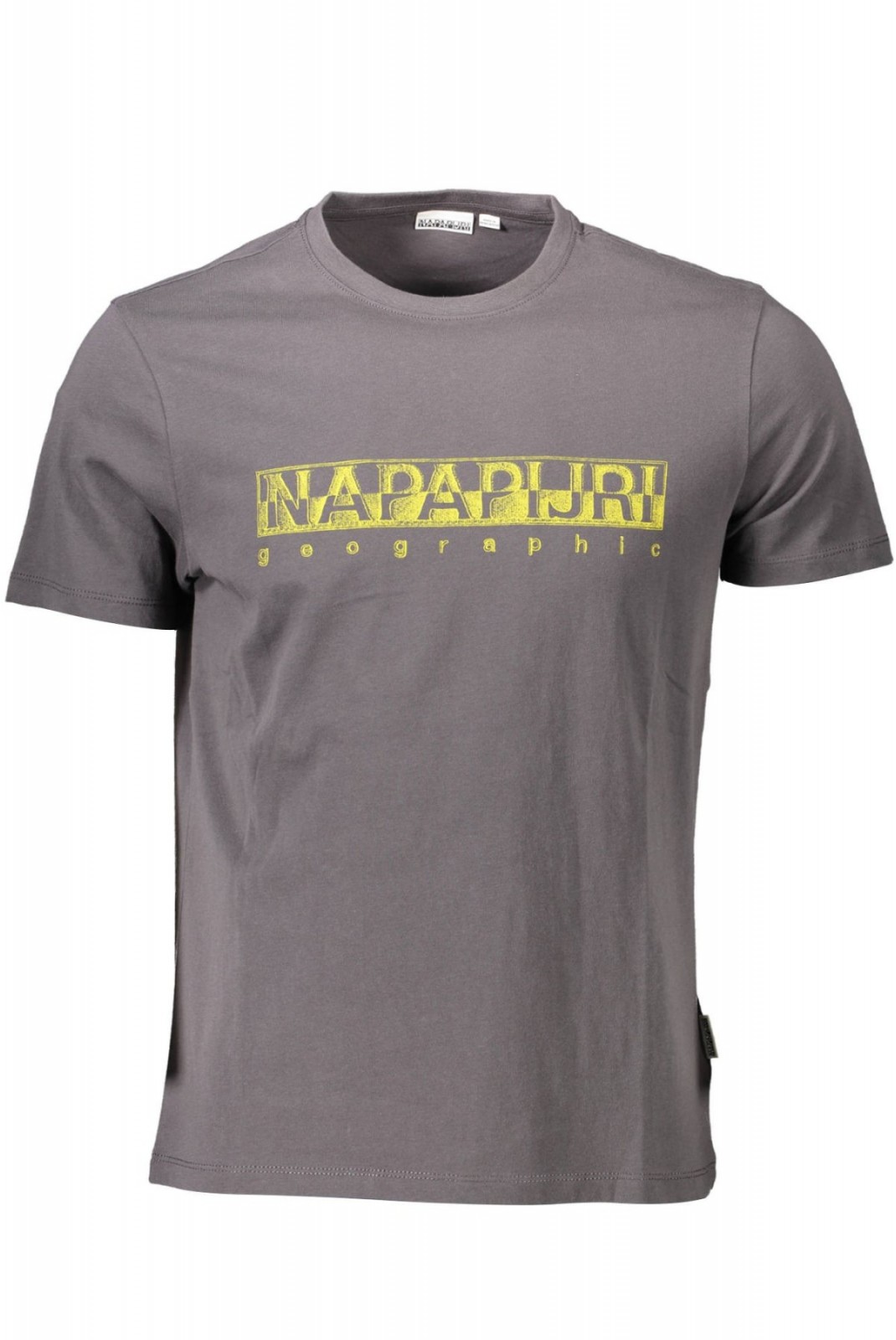 T-shirt MC Napapijri 198 DARK GREY SOLID NP0A4F9O-SALLAR-SS