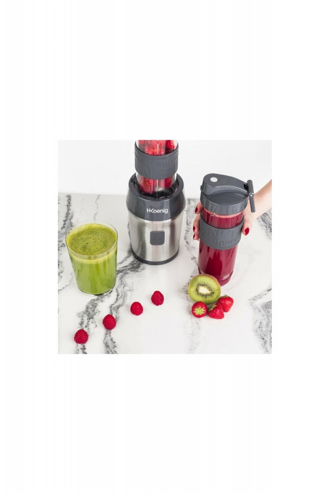 Mini Blender H.Koenig gris SMOO9