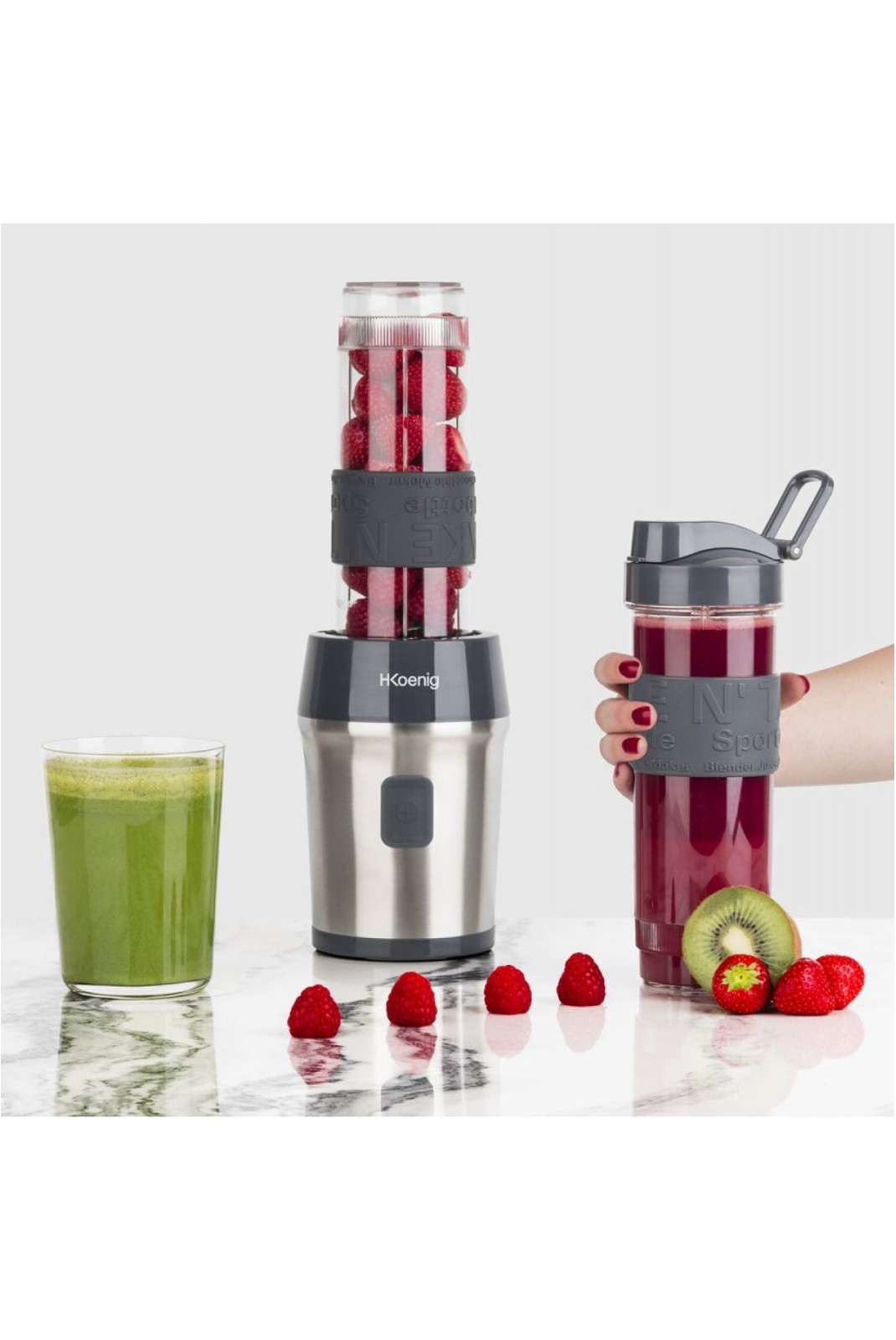 Mini Blender H.Koenig gris SMOO9