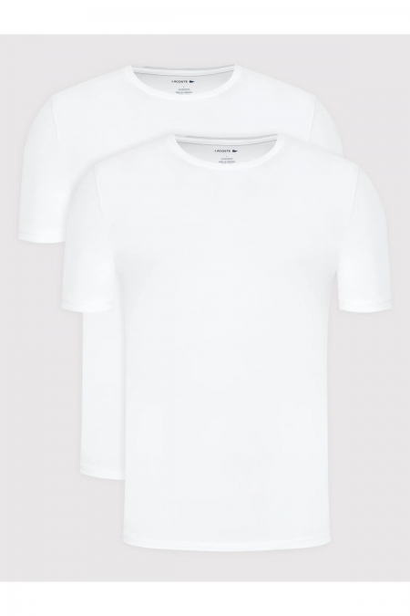 Bipack tshirts coton stretch Lacoste 001 WHITE TH3455