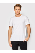 Bipack tshirts coton stretch Lacoste 001 WHITE TH3455