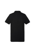 Polo coton logo brodé Schott BLACK S0022