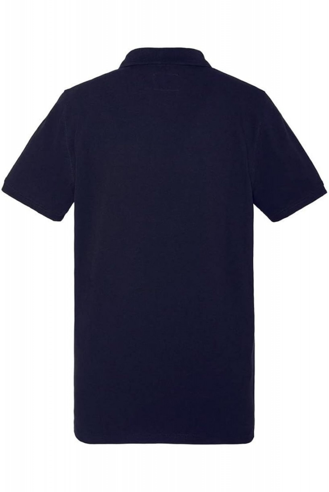 Polo coton logo brodé Schott NAVY S0022