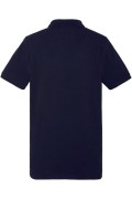 Polo coton logo brodé Schott NAVY S0022