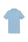 Polo coton logo brodé Schott PALE BLUE S0022