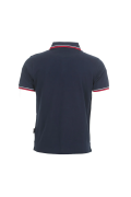 Polo coton regular logo patché Schott NAVY PSHARBOURS21