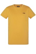 TShirt coton logo brodé Schott GOLD TSCREWEMB