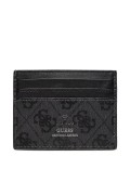 Porte cartes cuir Vezzola Guess jeans DARK BLACK SMVELE LEA25