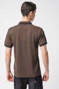 Polo slim fit logo brodé Guess jeans G1T7 ESPRESSO BROWN M2GP34 KARS0