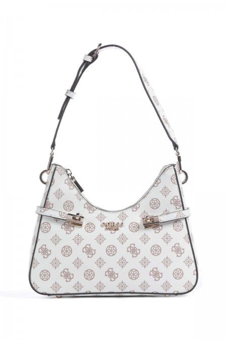 Sac porté épaule Loralee Guess jeans WHITE LOGO HWPG92 26020