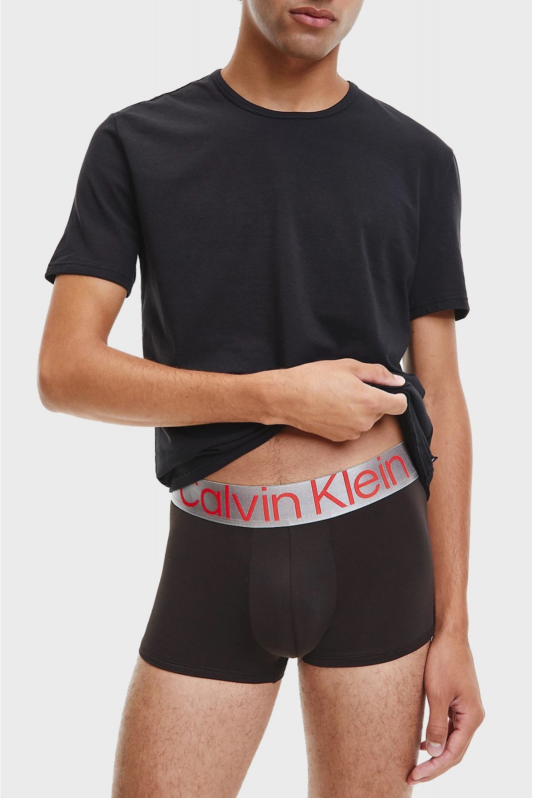 Coffret de 3 boxers stretch microfibre Calvin klein MJ3 B-NVY PNY/PRPL POT/CALYP CRL LGS  000NB3074A