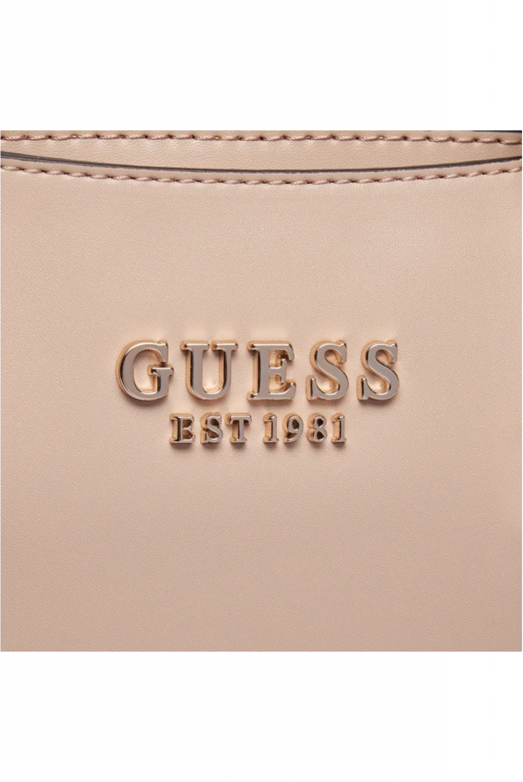 Sac à main cuir PU Eliette Guess jeans Light beige HWVG92 25060