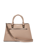 Sac à main cuir PU Eliette Guess jeans Light beige HWVG92 25060