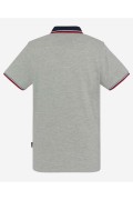 Polo coton regular logo patché Schott H GREY PSHARBOURS21