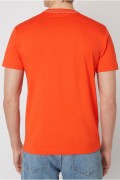 TShirt logo latéral Emporio armani 1683 orange 3GPT67 PJ02Z