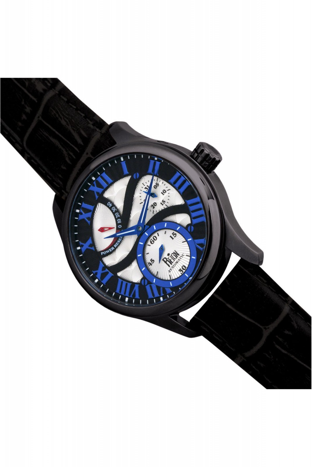 Montre automatique Bhutan Reign Noir/Bleu REIRN1607