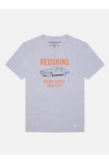 Tee shirt logo imprimé semigraphie Redskins GREY CHINE FLAVOR MARK