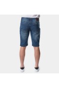 Bermuda denim slim stretch Hopenlife DARK BLUE CHOPPER