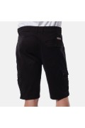 Bermuda cargo slim stretch Newgate Hopenlife NOIR NEWGATE